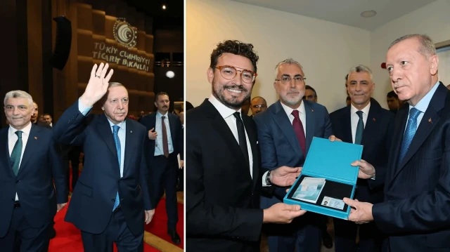 cumhurbaskani erdoganin elinden aldi italyan sef danilo zannaya turkuaz kart verildi rBylEUJk